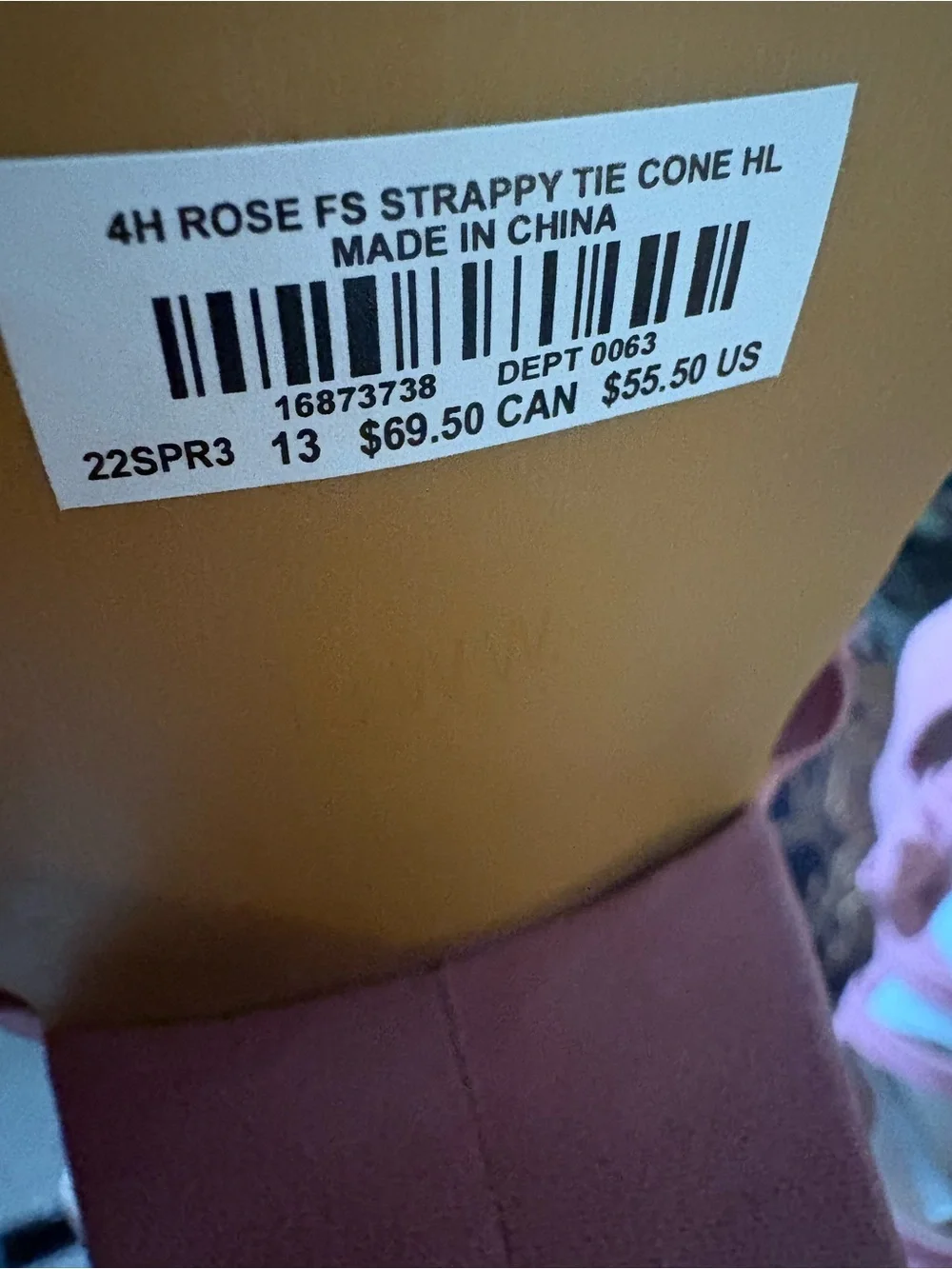 ๐ท Size 13 Wide Width Women's Strappy Rose Pink Block-Heel Sandals - Picture 3 of 7